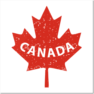 canada flag Posters and Art